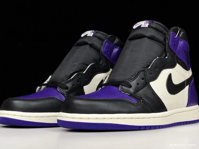 Cheap 555088-501 Air Purple Jordan 1 Court 0711